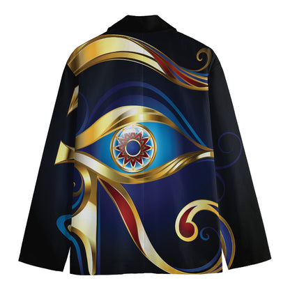Eye Of Horus Amulet Print Men's Blazer