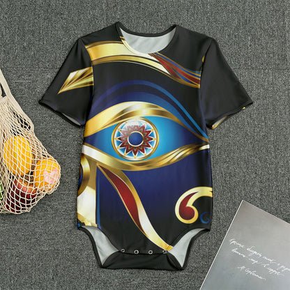 Eye Of Horus Amulet Print Men's Bodysuit