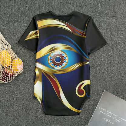 Eye Of Horus Amulet Print Men's Bodysuit