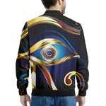 Eye Of Horus Amulet Print Men's Bomber Jacket