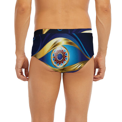 Eye Of Horus Amulet Print Men's Briefs