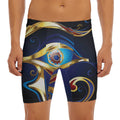 Eye Of Horus Amulet Print Men's Long Boxer Briefs