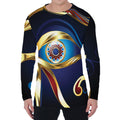 Eye Of Horus Amulet Print Men's Long Sleeve T-Shirt