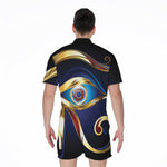 Eye Of Horus Amulet Print Men's Rompers