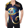 Eye Of Horus Amulet Print Men's Shirt