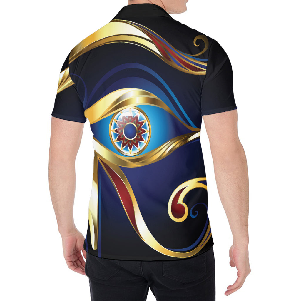 Eye Of Horus Amulet Print Men's Shirt
