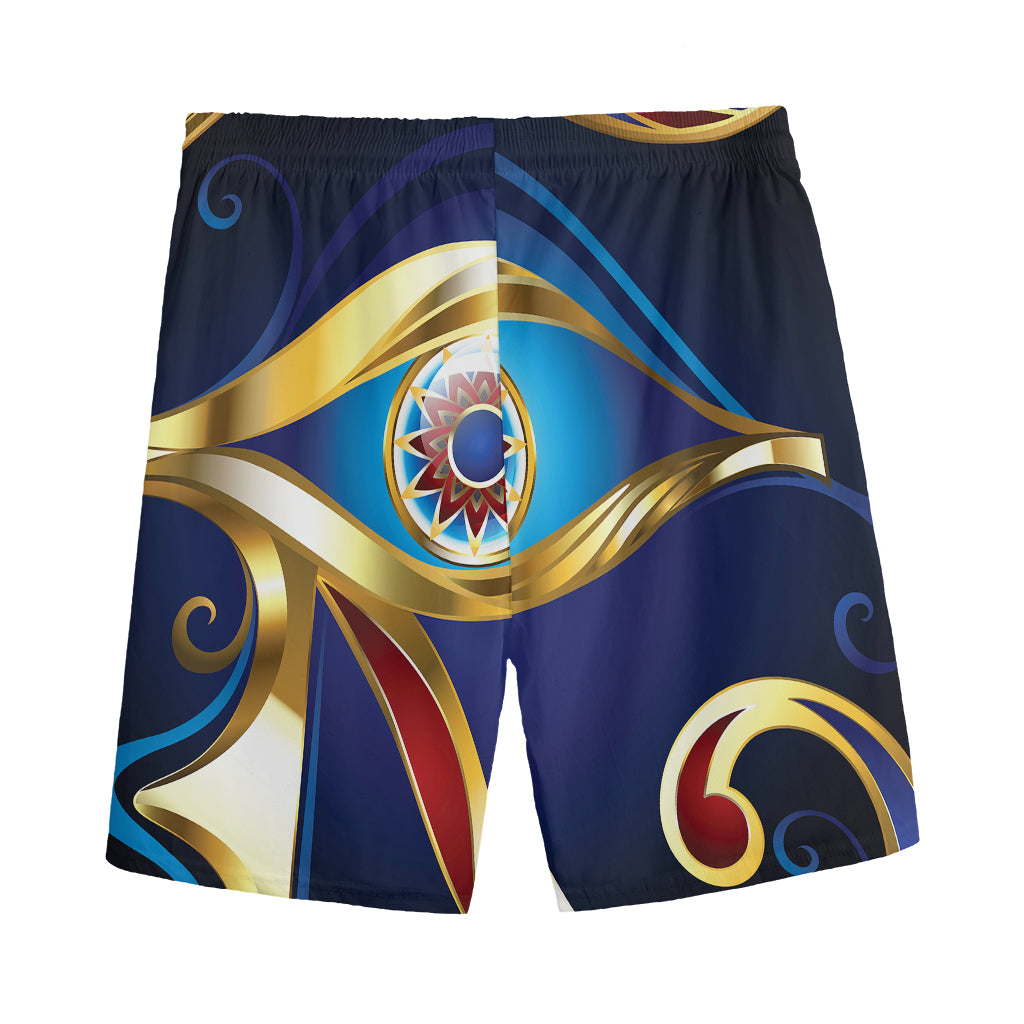 Eye Of Horus Amulet Print Men's Sports Shorts