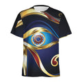 Eye Of Horus Amulet Print Men's Athletic T-Shirt