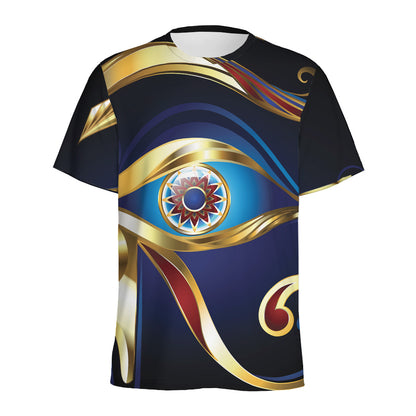 Eye Of Horus Amulet Print Men's Sports T-Shirt