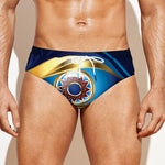 Eye Of Horus Amulet Print Men's Swim Briefs