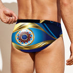 Eye Of Horus Amulet Print Men's Swim Briefs
