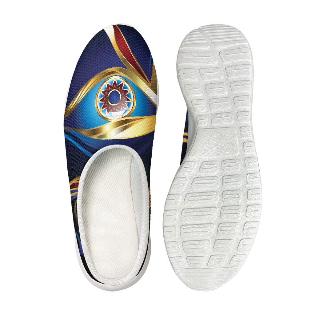 Eye Of Horus Amulet Print Mesh Casual Shoes