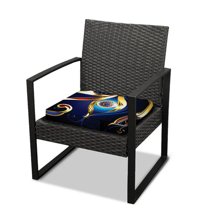 Eye Of Horus Amulet Print Outdoor Seat Cushion Cover