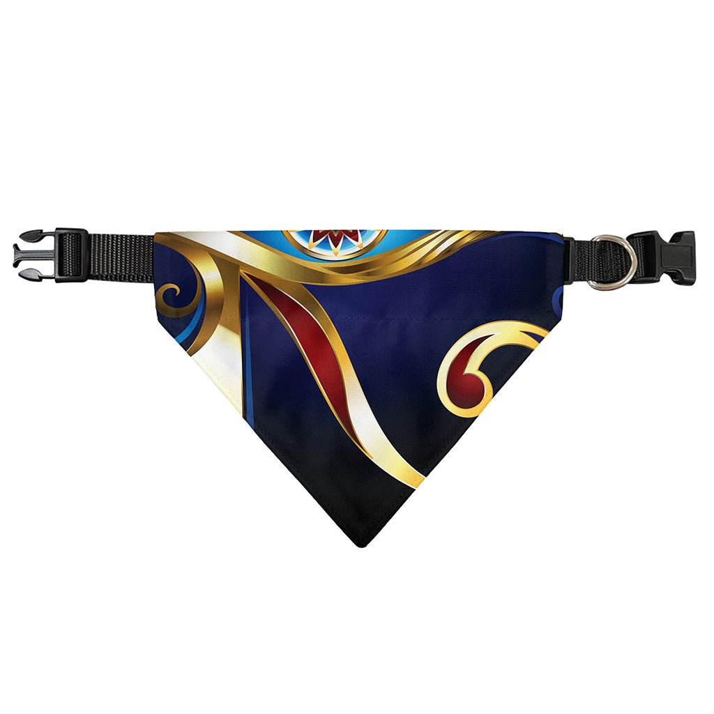 Eye Of Horus Amulet Print Over The Collar Dog Bandana