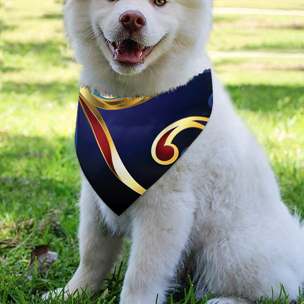 Eye Of Horus Amulet Print Over The Collar Dog Bandana