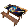 Eye Of Horus Amulet Print Picnic Table Cover