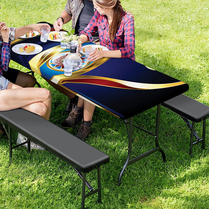 Eye Of Horus Amulet Print Picnic Table Cover