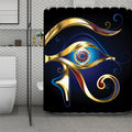 Eye Of Horus Amulet Print Polyester Shower Curtain