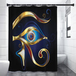 Eye Of Horus Amulet Print Premium Shower Curtain