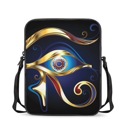 Eye Of Horus Amulet Print Rectangular Crossbody Bag