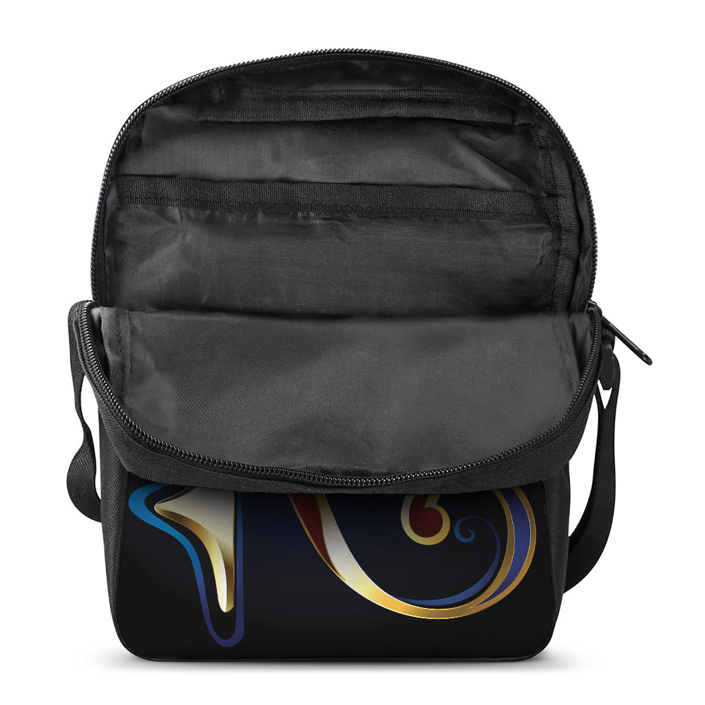 Eye Of Horus Amulet Print Rectangular Crossbody Bag