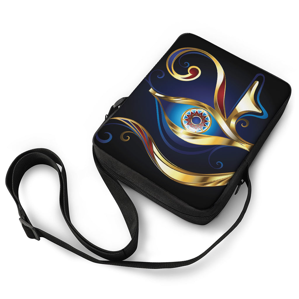 Eye Of Horus Amulet Print Rectangular Crossbody Bag