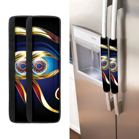 Eye Of Horus Amulet Print Refrigerator Handle Covers