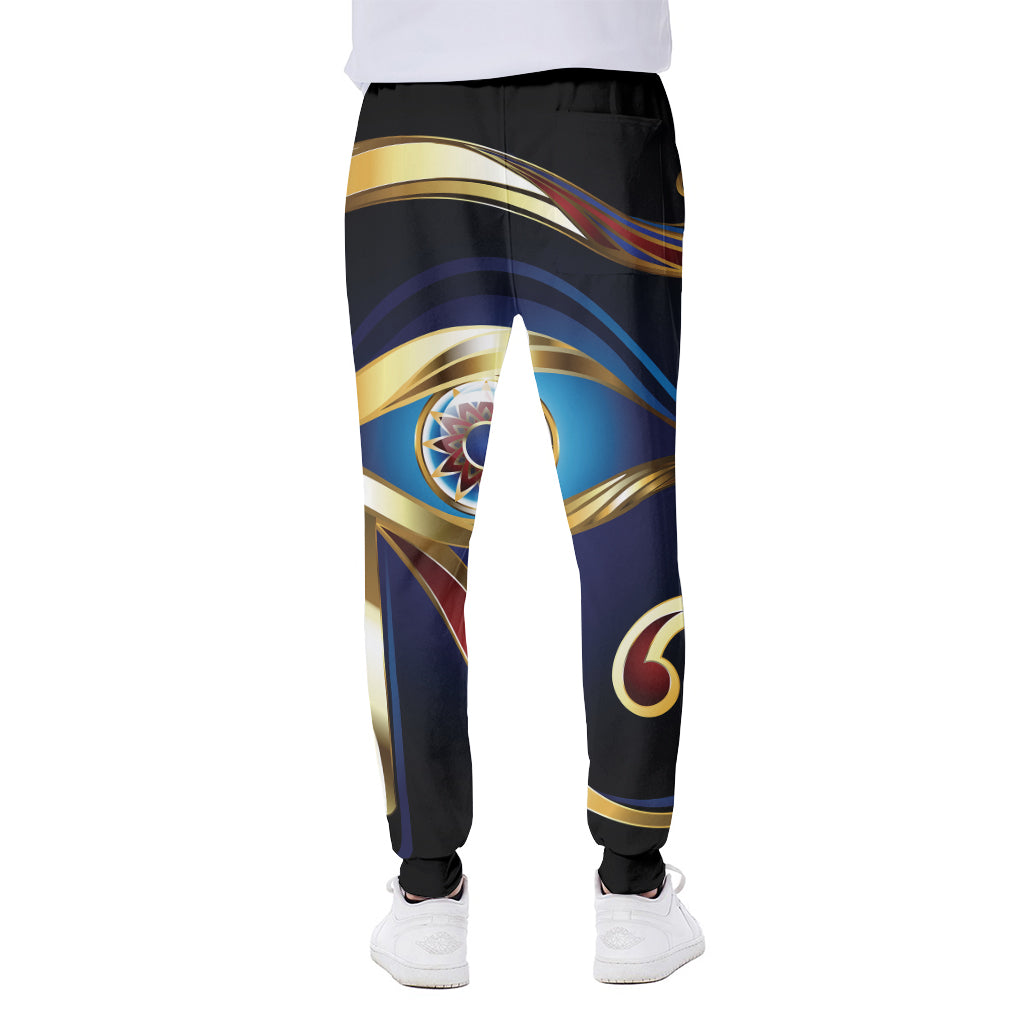 Eye Of Horus Amulet Print Scuba Joggers