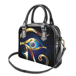 Eye Of Horus Amulet Print Shoulder Handbag