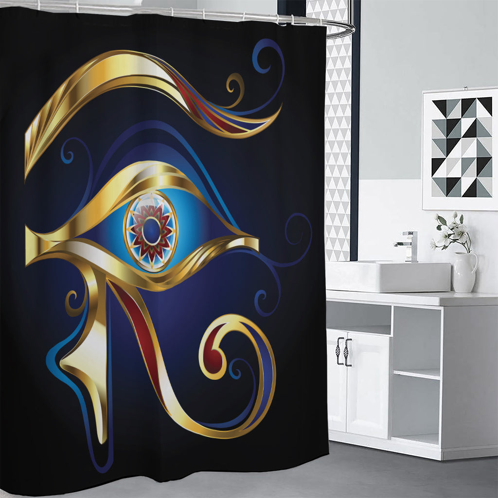 Eye Of Horus Amulet Print Shower Curtain
