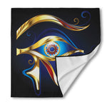 Eye Of Horus Amulet Print Silk Bandana