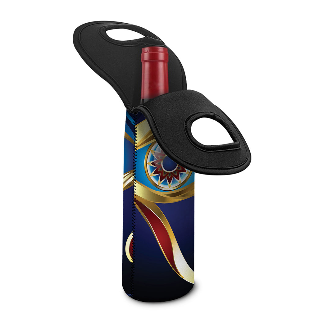 Eye Of Horus Amulet Print Single Neoprene Wine Tote