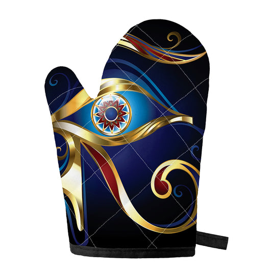 Eye Of Horus Amulet Print Single Oven Mitt