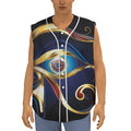 Eye Of Horus Amulet Print Sleeveless Baseball Jersey