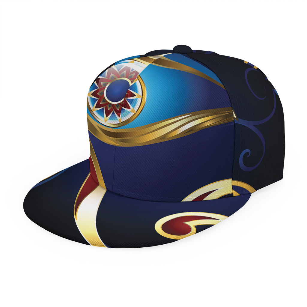 Eye Of Horus Amulet Print Snapback Cap
