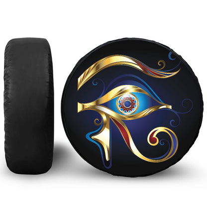 Eye Of Horus Amulet Print Tire Cover