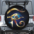 Eye Of Horus Amulet Print Tire Cover With Camera Hole