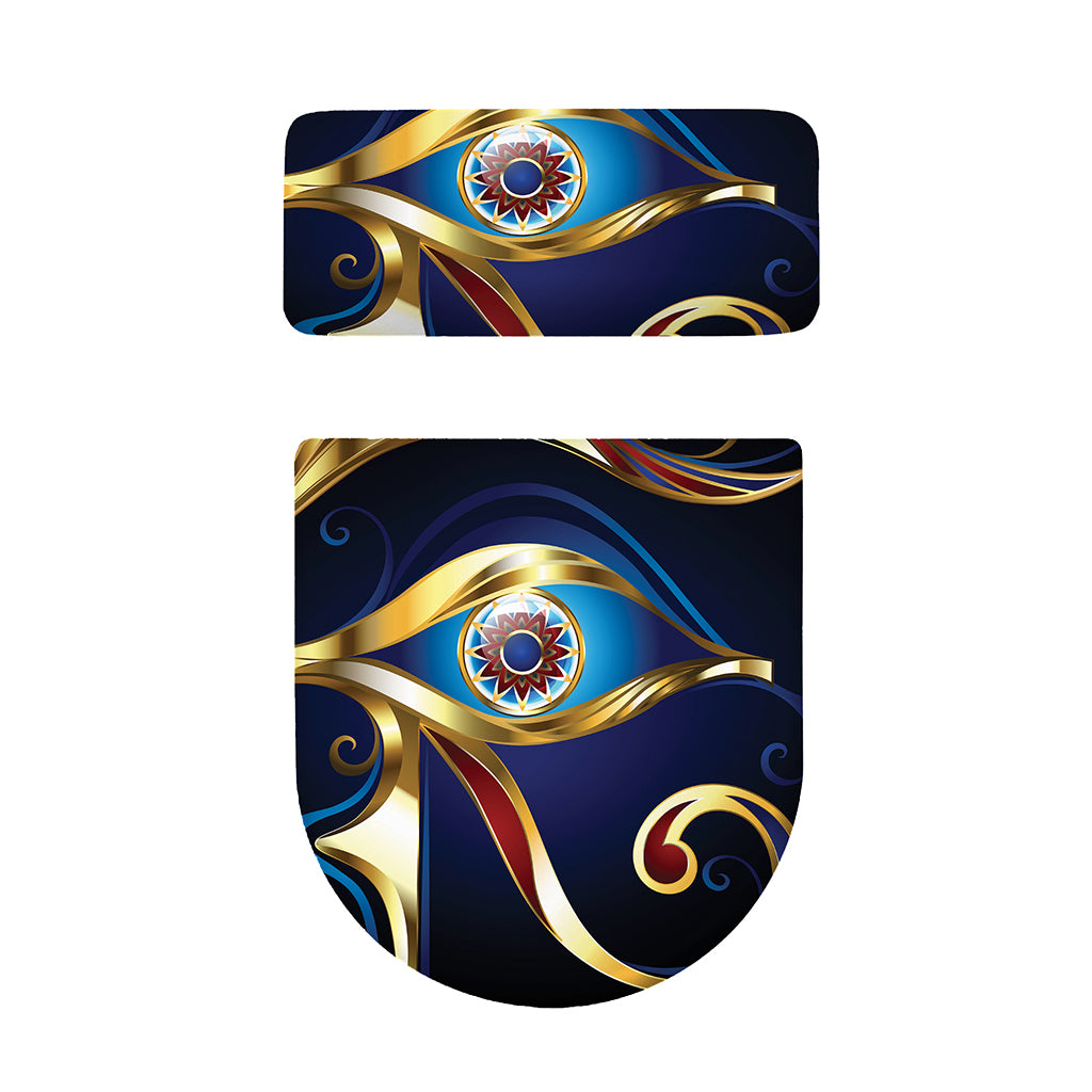 Eye Of Horus Amulet Print Toilet Lid And Tank Cover Set