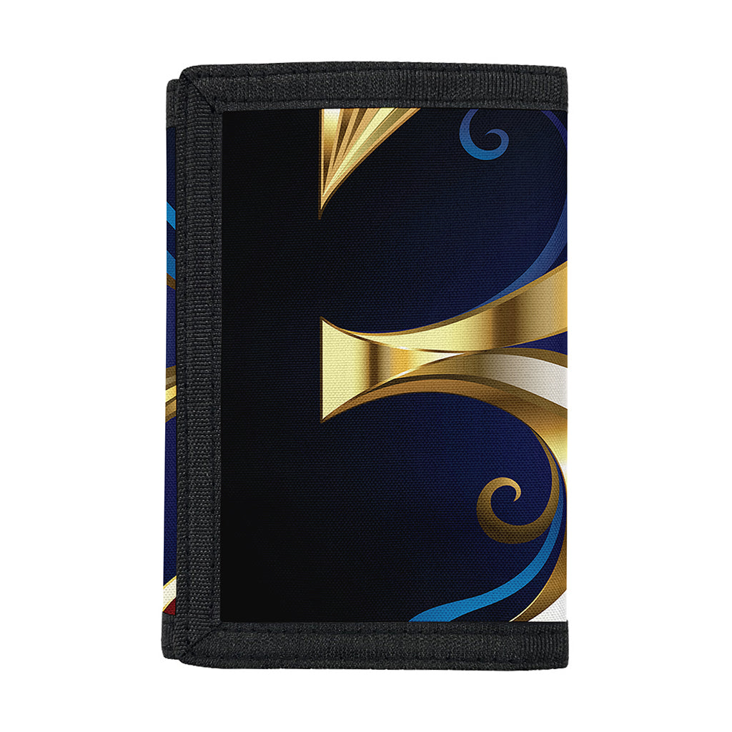 Eye Of Horus Amulet Print Trifold Wallet