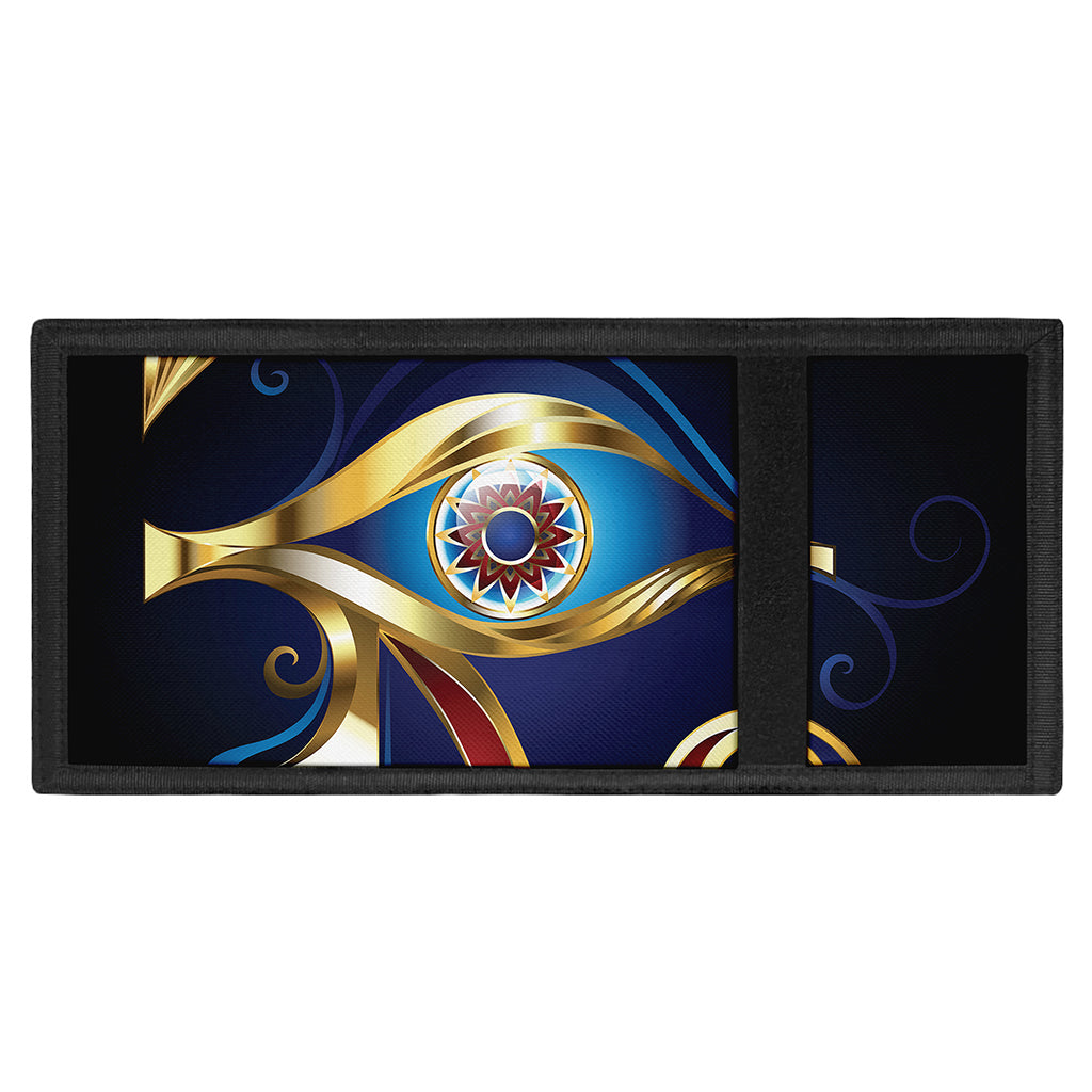 Eye Of Horus Amulet Print Trifold Wallet