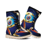 Eye Of Horus Amulet Print Winter Boots