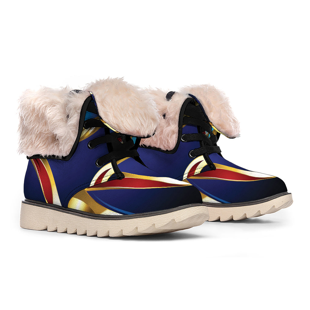 Eye Of Horus Amulet Print Winter Boots
