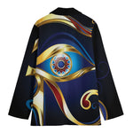 Eye Of Horus Amulet Print Women's Blazer