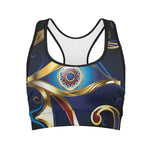 Eye Of Horus Amulet Print Women's Sports Bra