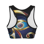 Eye Of Horus Amulet Print Women's Sports Bra