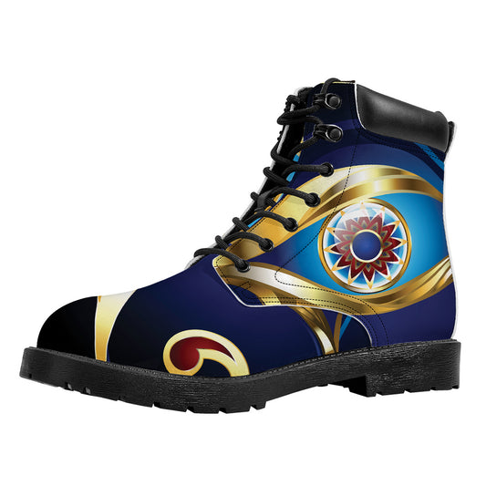 Eye Of Horus Amulet Print Work Boots
