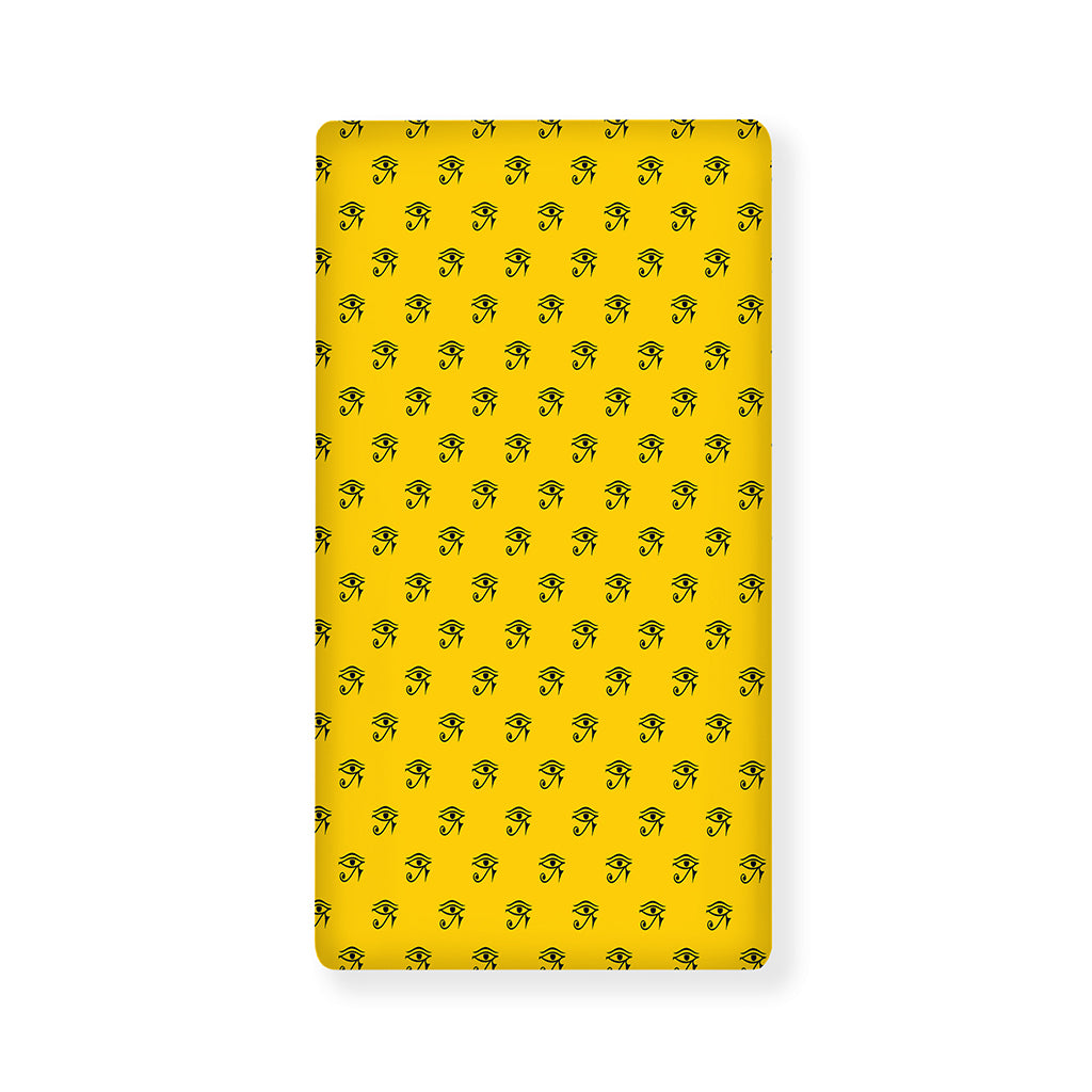 Eye Of Horus Symbol Pattern Print Baby Crib Sheet