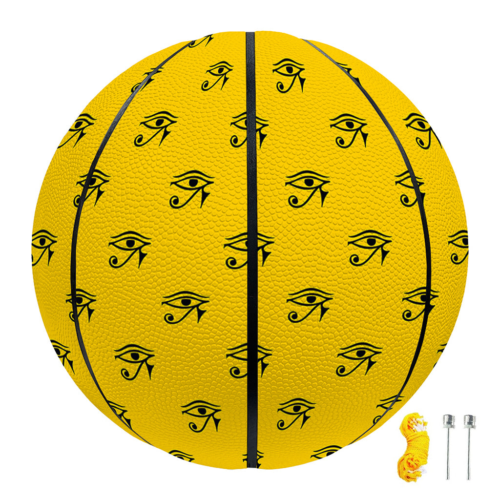 Eye Of Horus Symbol Pattern Print Basketball