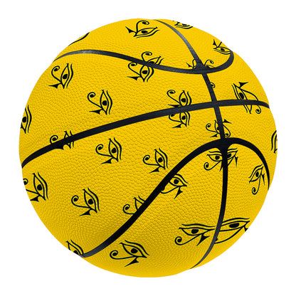 Eye Of Horus Symbol Pattern Print Basketball