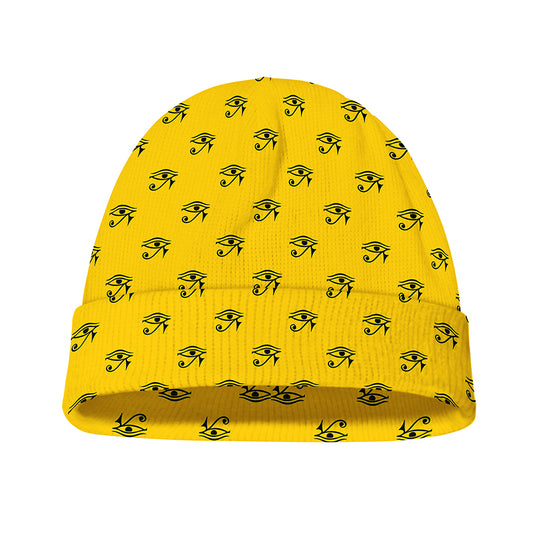 Eye Of Horus Symbol Pattern Print Beanie